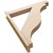Ekena Millwork 5 1/2-in W x 34-in D x 38-in H Funston Block Rough Cedar Woodgrain TimberThane Outlooker, Primed Tan OUTUR055X34X38FST44RCPR - alternate 3